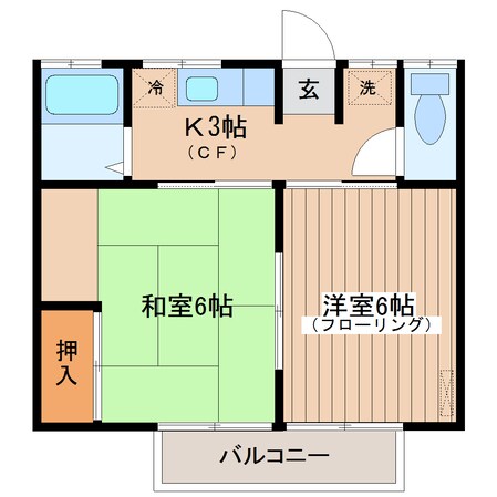 石森アパートの物件間取画像